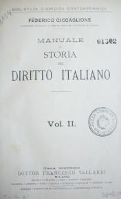 Manuale di storia del diritto italiano