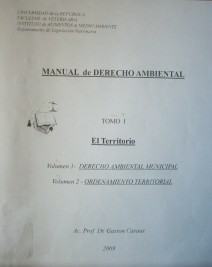 Manual de Derecho Ambiental