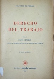 Derecho del trabajo