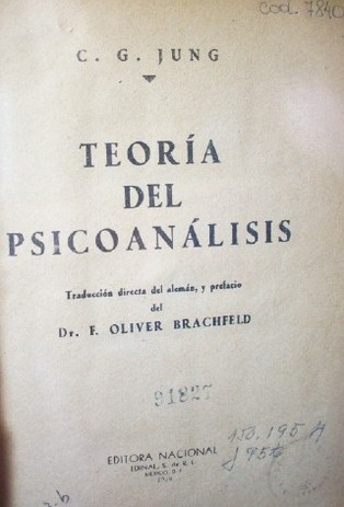 Teoría del psicoanálisis