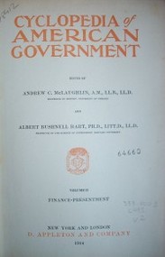 Cyclopedia of american Government