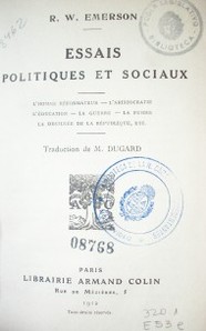 Essais politiques et sociaux