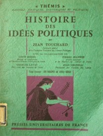 Histoire des idées politiques