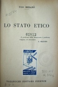 Lo Stato etico