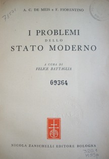 I problemi dello Stato moderno