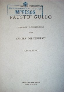 Discorsi parlamentari di Fausto Gullo
