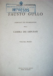 Discorsi parlamentari di Fausto Gullo