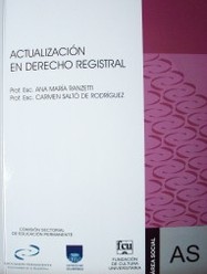 Actualización en Derecho Registral