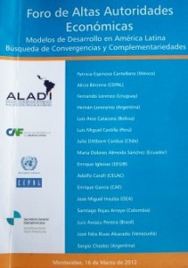 Modelos de desarrollo en América Latina : búsqueda de convergencias y complementariedades