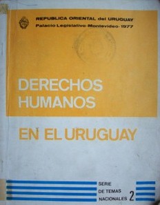 Derechos humanos en el Uruguay