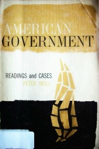 American government :readings and cases
