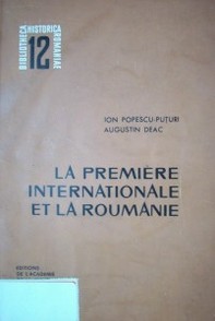 La première internationale et la Roumanie