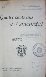 Quatre cents ans de concordat