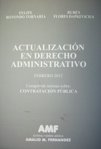 Actualización en derecho administrativo