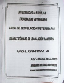 Fichas teóricas de legislación sanitaria