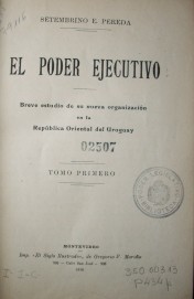 El poder ejecutivo : breve estudio de su nueva organización en la República Oriental del Uruguay