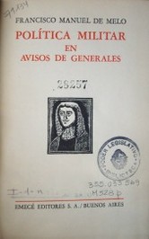 Política militar en avisos de generales