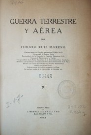 Guerra terrestre y aérea