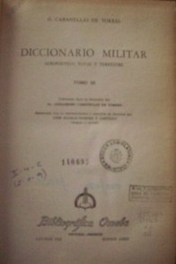 Diccionario militar, aeronáutico, naval y terrestre