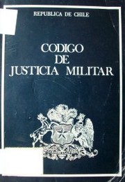 Código de justicia militar
