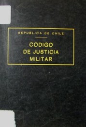 Código de justicia militar