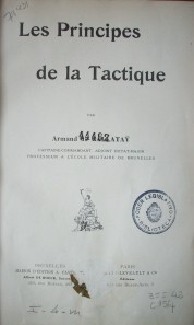 Les principes de la tactique