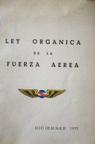 Ley orgánica de la Fuerza Aérea