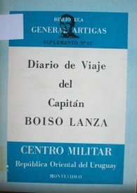 Diario de viaje del Capitán Boiso Lanza