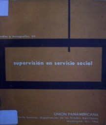 Supervisión en servicio social