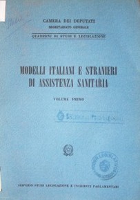 Modelli italiani e stranieri di assistenza sanitaria