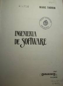 Ingeniería de Software