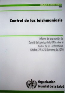Control de las Leishmaniasis