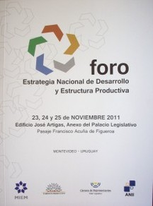 Foro "Estrategia Nacional de Desarrollo y Estructura Productiva"