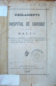 Reglamento del Hospital de Caridad de la ciudad de Salto