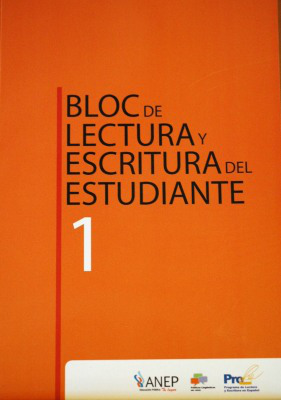 Bloc de lectura y escritura del estudiante 1