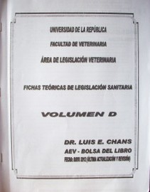 Fichas teóricas de legislación sanitaria