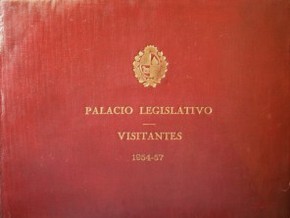 Palacio Legislativo : visitantes, 1954-1957