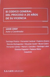 Código General del Proceso a 20 años de su vigencia