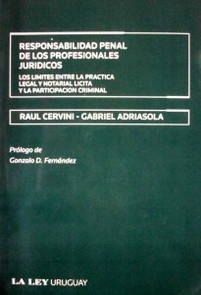 Responasbilidad penal de los profesionales jurídicos