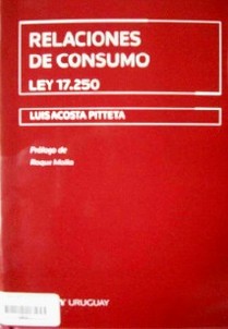 Relaciones de consumo : ley 17.250