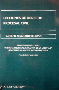 Lecciones de Derecho Procesal Civil