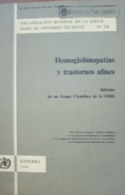 Hemoglobinopatías y trastornos afines