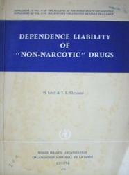 Dependence liability of "non-narcotic" drugs