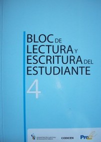 Bloc de lectura y escritura del estudiante 4