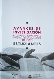 Avances de investigación : estudiantes : 2011-2012