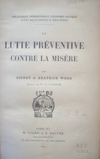 La lutte preventive contre la misère