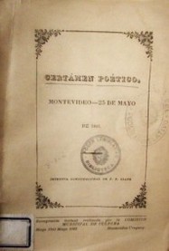Certámen poético : Montevideo - 25 de mayo de 1841