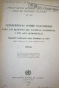 Conferencia sobre paludismo para las regiones del pacífico occidental y del Asia sudoriental : (segunda conferencia sobre paludismo en Asia)