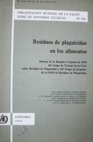 Residuos de plaguicidas en los alimentos