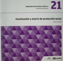 Focalización y matriz de protección social